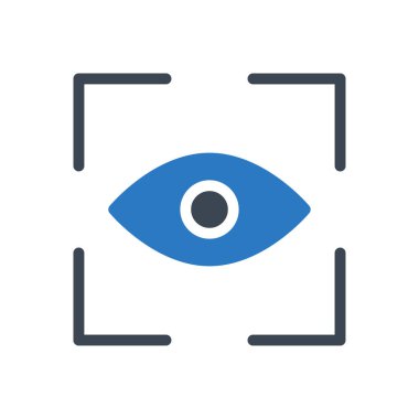 odak vektörü renk simgesi