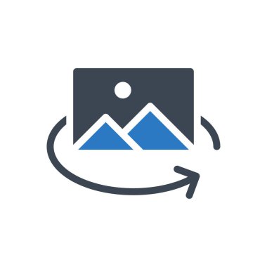 fotoğraf vektörü renk simgesi