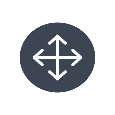 Vektör kabartma düz simgesini döndür