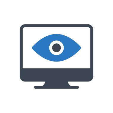 görünür vektör renk simgesi