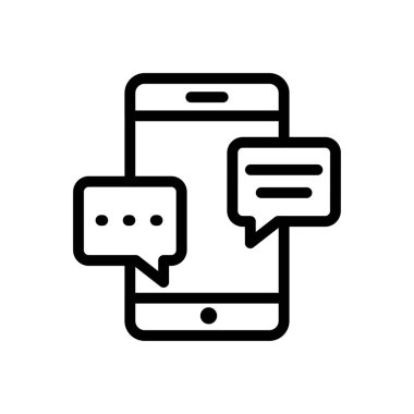 metin vektörü ince çizgi simgesi