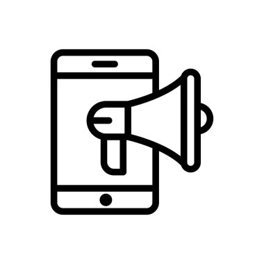 ad vektörü ince çizgi simgesi