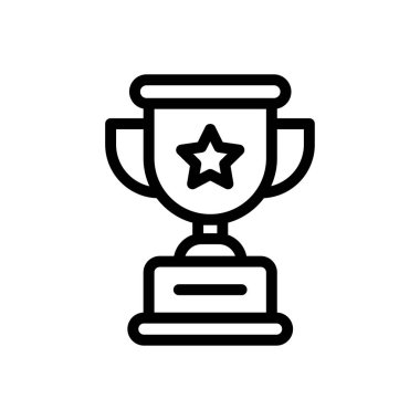 ödül vektörü ince çizgi simgesi