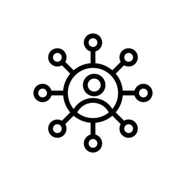 Hesap vektörü ince çizgi simgesi