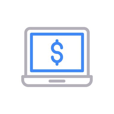 çevrimiçi vektör renk çizgisi simgesi