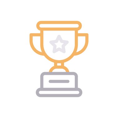 ödül vektör renk çizgisi simgesi