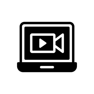 ad vektör düz simge