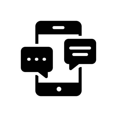 metin vektörü düz simgesi