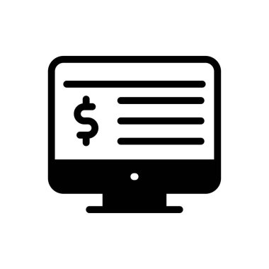 vektör düz simgesini öde