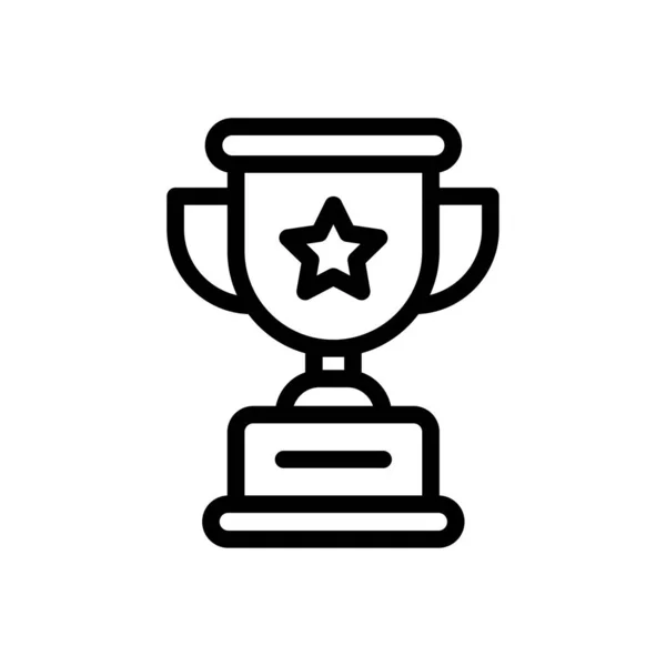 Prize Vector Thin Line Icon — 스톡 벡터