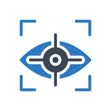 hedef vektör renk simgesi