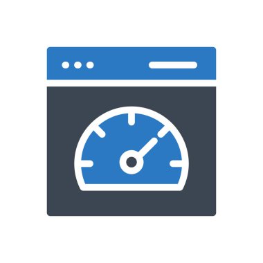 İnternet vektör renk simgesi