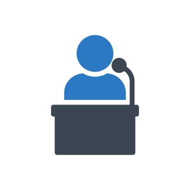 konuşma vektörü renk simgesi