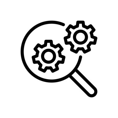 vektör ince çizgi simgesi ayarlanıyor