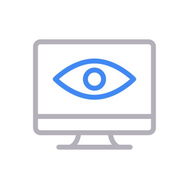 görünür vektör renk çizgisi simgesi