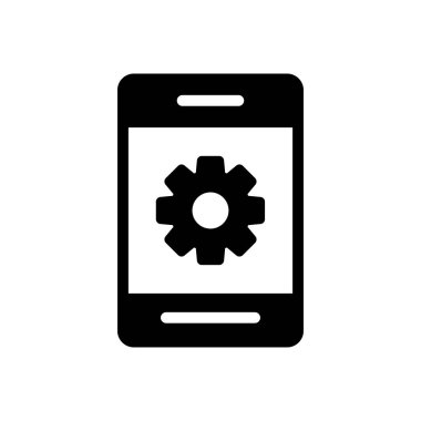 vektör glifini düz simge olarak ayarla