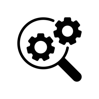 vektör glifini düz simge olarak ayarla