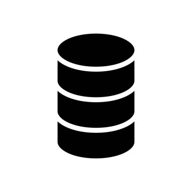 sunucu vektörü düz simgesi