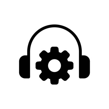 servis vektörü düz simgesi