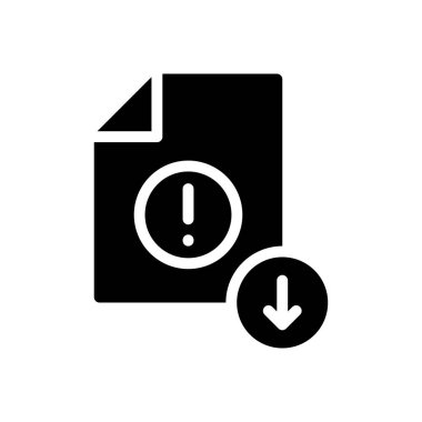 Vektör glyph düz simgesi indir