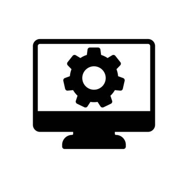 Geliştirme vektörü düz simgesi