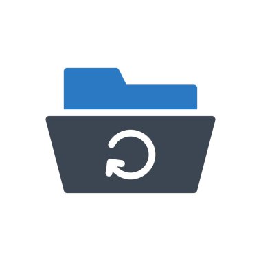 dosya vektör renk simgesi