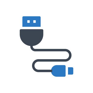 bağlantı vektörü renk simgesi