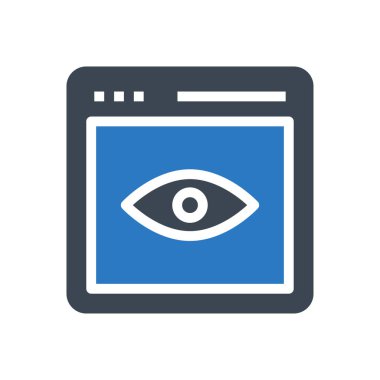 görünür vektör renk simgesi