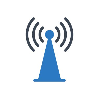 anten vektör renk simgesi