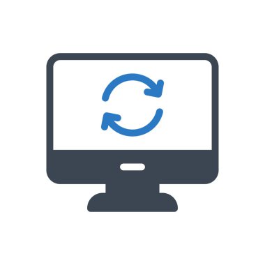 Vektör kabartma renk simgesini tazele