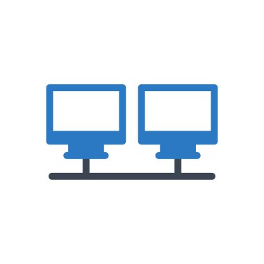 bağlantı vektörü renk simgesi