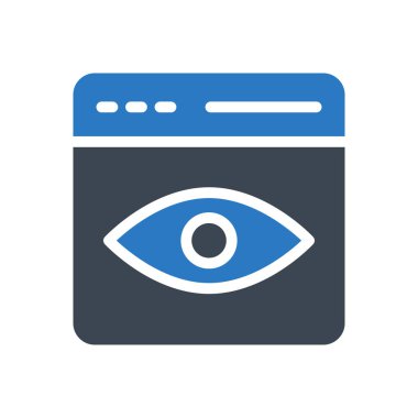 vektör renk simgesini görüntüle