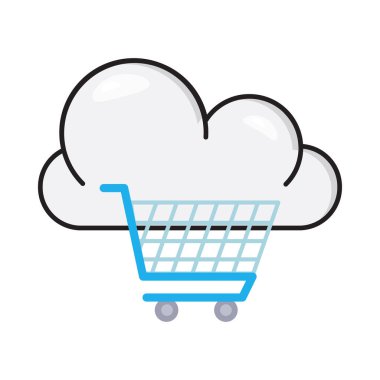 Taşıyıcı vektör düz renk simgesi