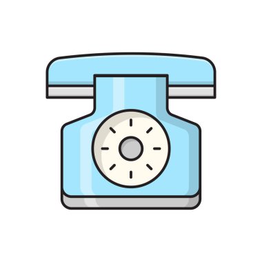 Sabit hat vektör düz renk simgesi