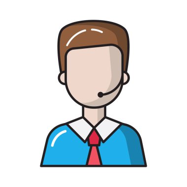 servis vektörü düz renk simgesi