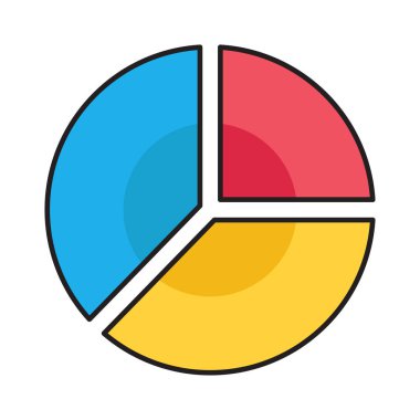 grafik vektörü düz renk simgesi