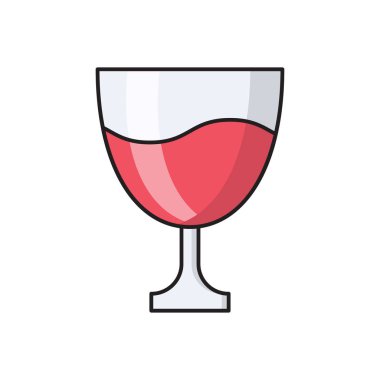 soda vektörü düz renk simgesi