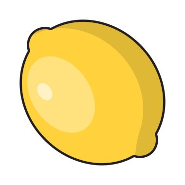 meyve vektörü düz renk simgesi