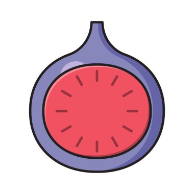 yiyecek vektörü düz renk simgesi