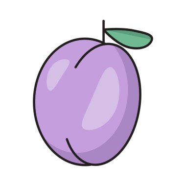 yiyecek vektörü düz renk simgesi