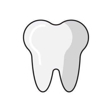 dişçi vektörü düz renk simgesi