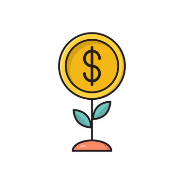 kar vektörü düz renk simgesi