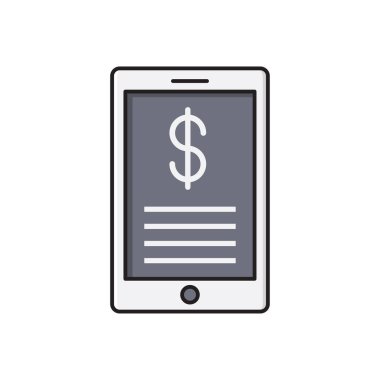 çevrimiçi vektör düz renk simgesi