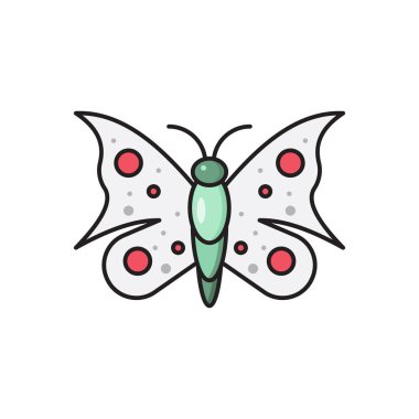 park vektörü düz renk simgesi