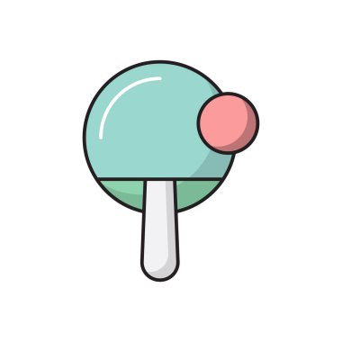 raket vektörü düz renk simgesi