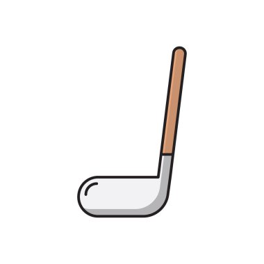 spor vektörü düz renk simgesi