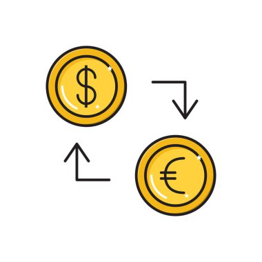 vektör düz renk simgesini transfer et