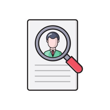 Vektör düz renk simgesine devam et