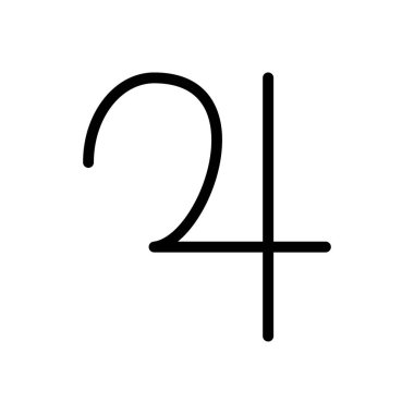 astronomi vektörü ince çizgi simgesi