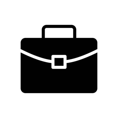 evrak çantası vektör düz simgesi